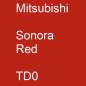 Preview: Mitsubishi, Sonora Red, TD0.